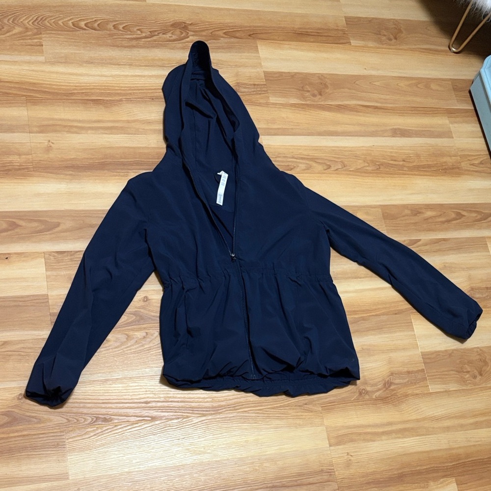 Lululemon Athletica Dark Blue Zip-Up Jacket size 8